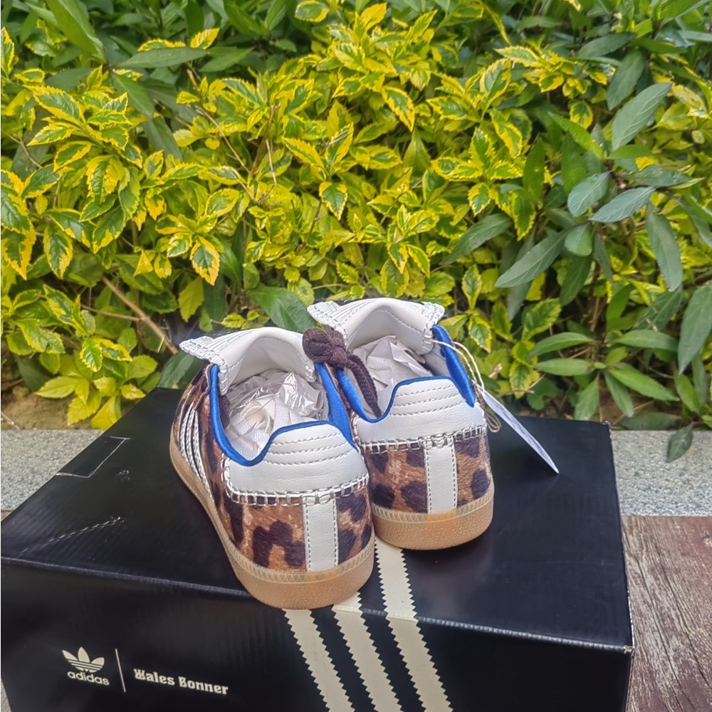 Adidas Wales Bonner Samba Leopard Print Sneakers - Picture 4 of 9